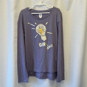 Unworn Gap Kids long sleeved shirt in lavender